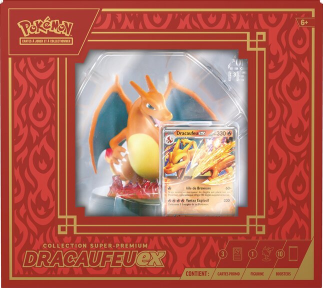 Pokémon TC Collection Super Premium Dracaufeu-Ex FR