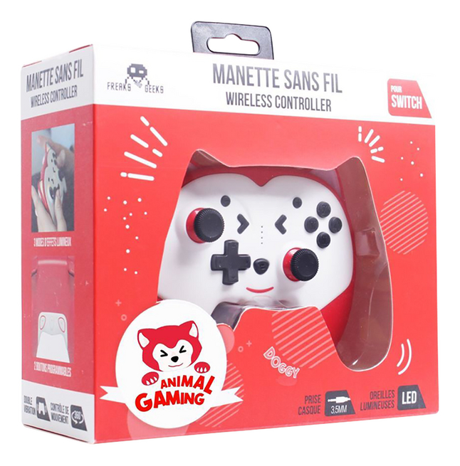 Freaks and Geeks manette sans fil pour Nintendo Switch Doggy