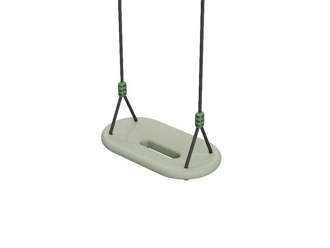 Schommelplank XXL groen ergonomisch