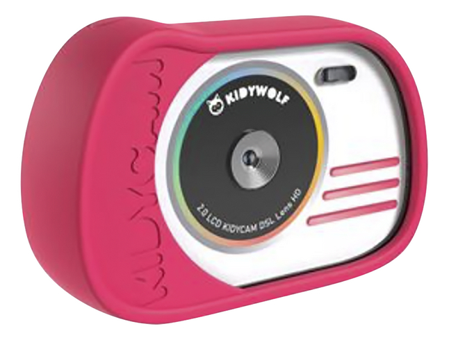 Kidywolf compact fototoestel Kidycam roze
