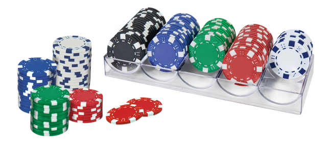 Persoon belast met sportgame borduurwerk naakt Poker chips - 100 stuks kopen? | Bestel eenvoudig online | DreamLand