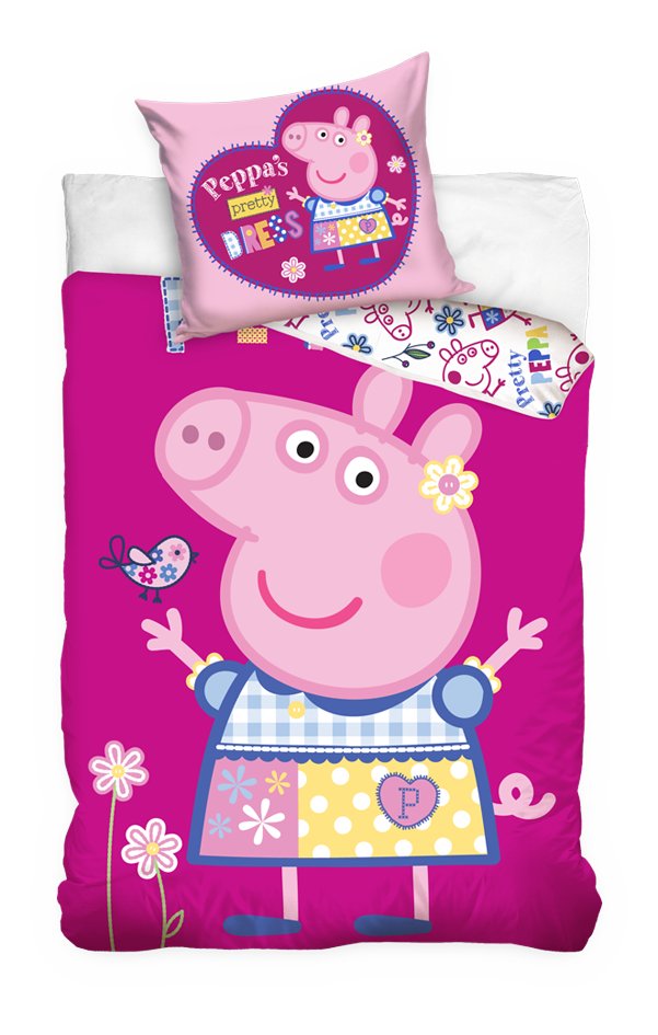 Dekbedovertrek Peppa Pig Katoen 140 X 200 Cm