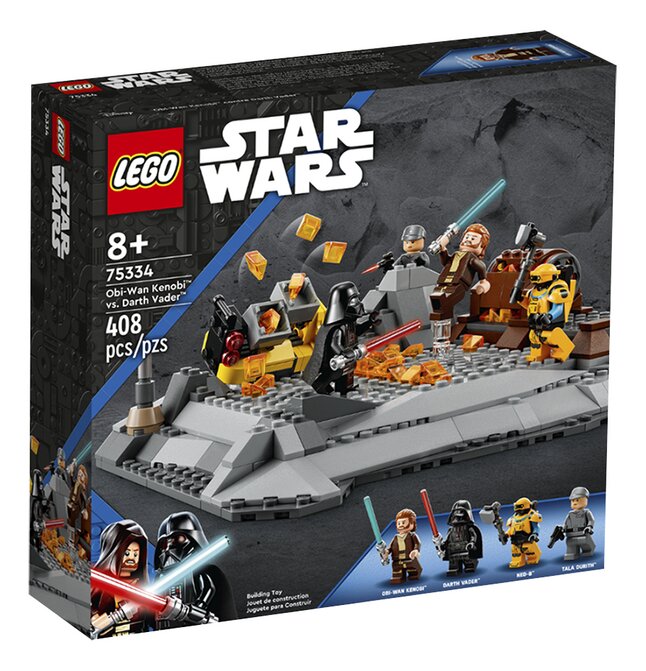 LEGO Star Wars 75334 Obi-Wan Kenobi contre Dark Vador, Commandez  facilement en ligne