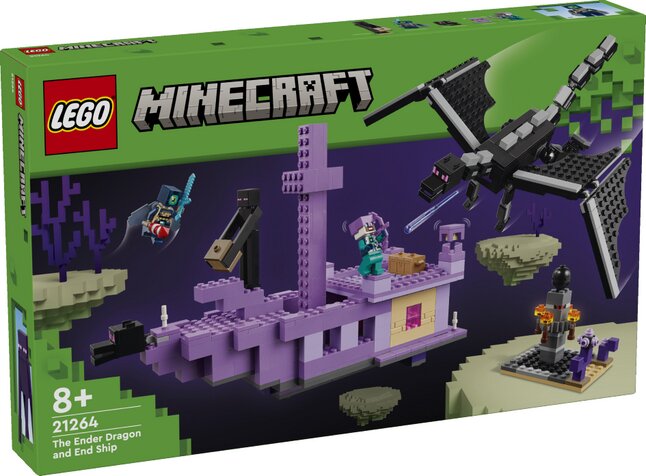 LEGO Minecraft Le dragon et le navire de l’Ender 21264