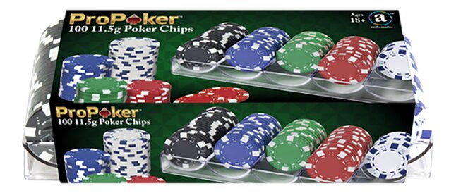Jetons de poker - 100 pièces, Commandez facilement en ligne