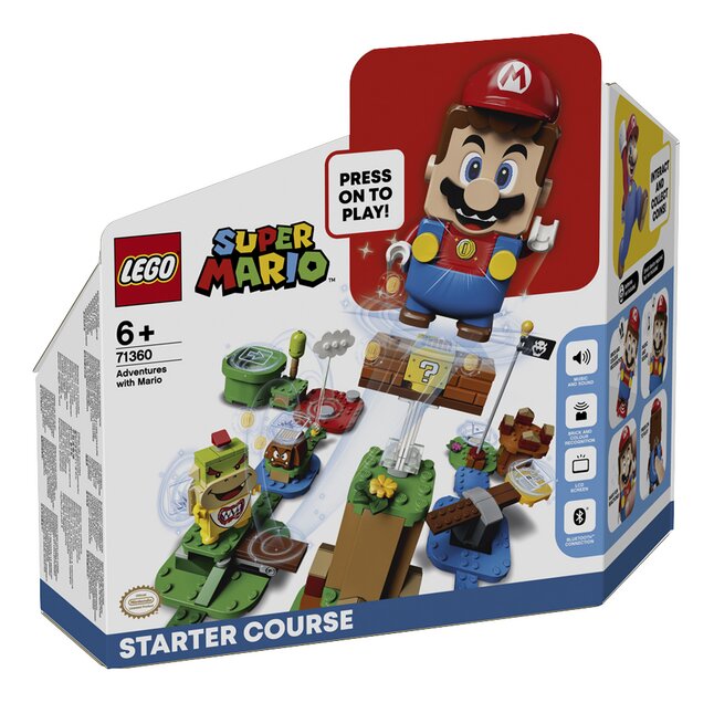 LEGO® 71390 Super Mario Ensemble d'extension La destruction des Reznors  Jouet enfant 6 ans gris - Lego