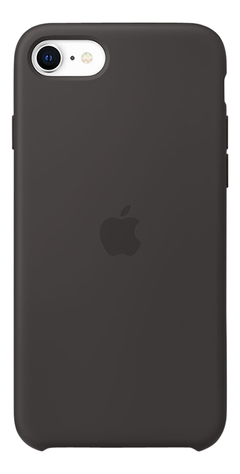 Apple cover silicone voor iPhone SE 2020 zwart
