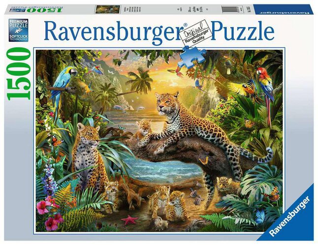 Puzzle Léopards dans la jungle 1500 pc