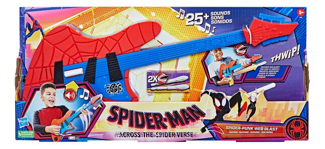 Hasbro Marvel Spider-Man Across the Spider-Verse - guitare Spider-Punk Web  Blast, Commandez facilement en ligne