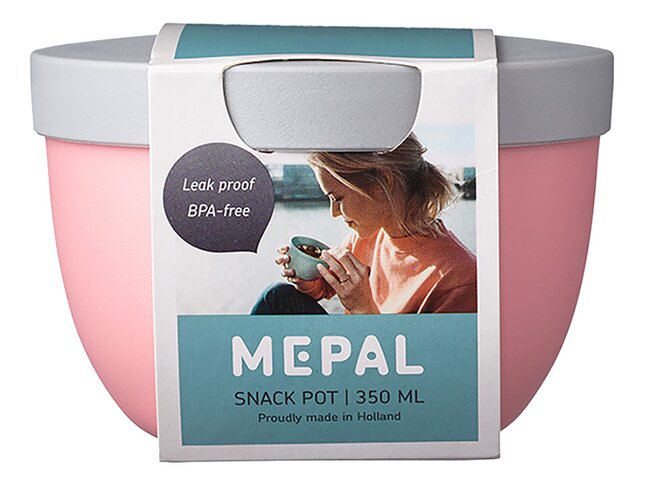 Mepal snackdoosje Ellipse Nordic Pink 350 ml