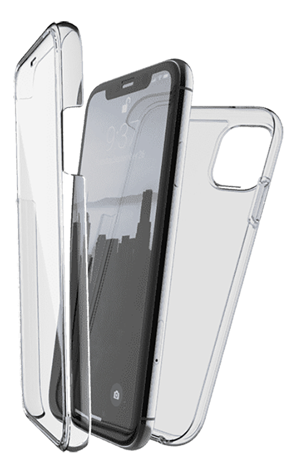 X-Doria cover Defense 360 Glass voor iPhone 11 transparant