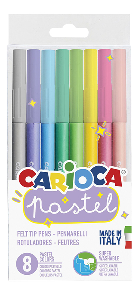 Carioca feutre Pastel - 8 pièces