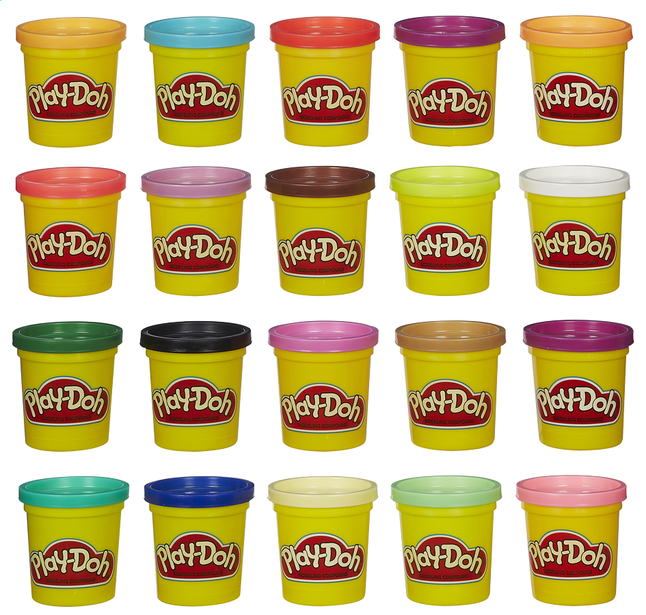Play-Doh 20 potjes boetseerklei Super color pack