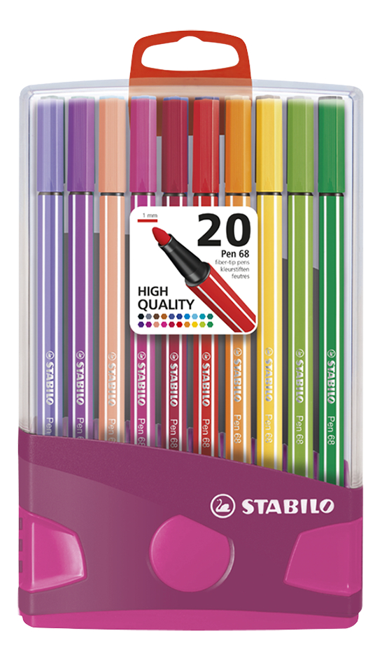 STABILO viltstift Pen 68 Colorparade Lilac - 20 stuks