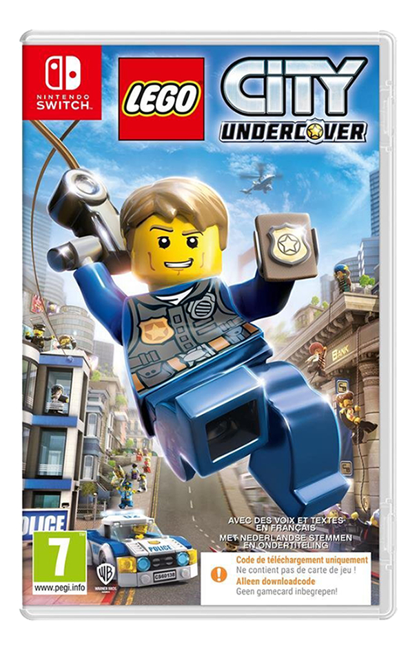 Nintendo Switch LEGO City Undercover - Code in a Box FR/NL