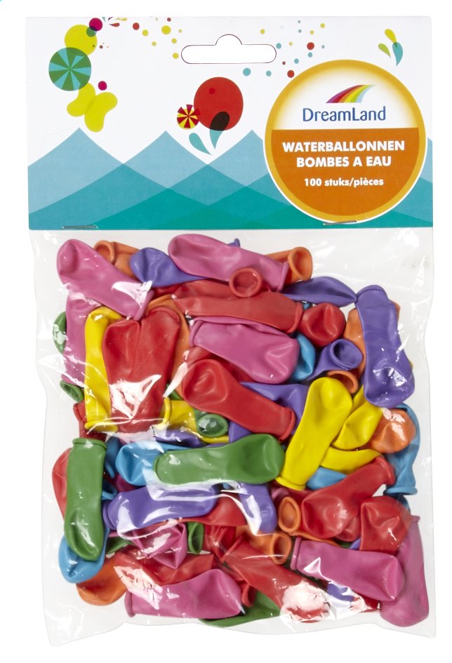 Bank St concept DreamLand waterballonnen 100 stuks kopen? | Bestel eenvoudig online |  DreamLand