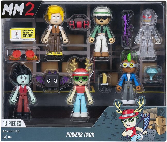 Roblox Dev Series Murder Mystery 2 Powers Pack