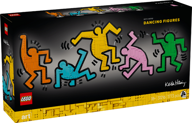 LEGO Art Keith Haring – Dansende figuren 31216
