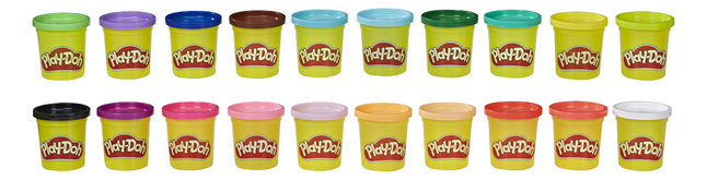 Play-Doh 40 pots de pâte à modeler Color Pack