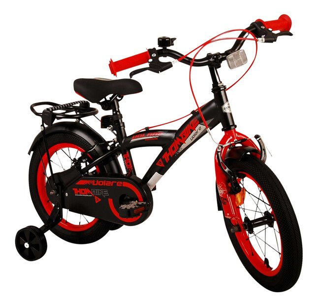 Volare Vélo pour enfants Thombike noir/rouge 14