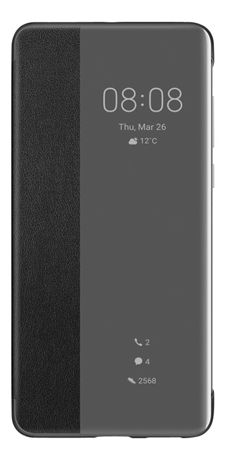 Huawei Flipcover Smart View Huawei P40 zwart