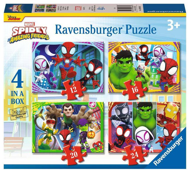 Ravensburger Spidey Puzzel 4 en 1