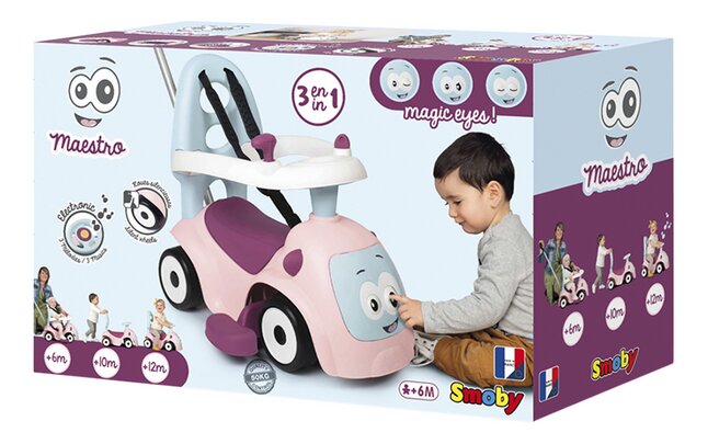 Pousseur smoby rose store