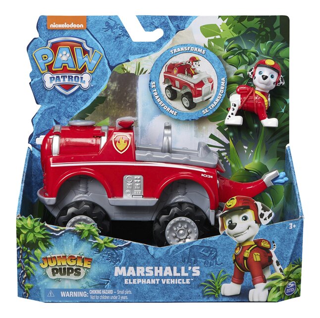 Pat' Patrouille Jungle pups Marchall's Elephant Vehicle