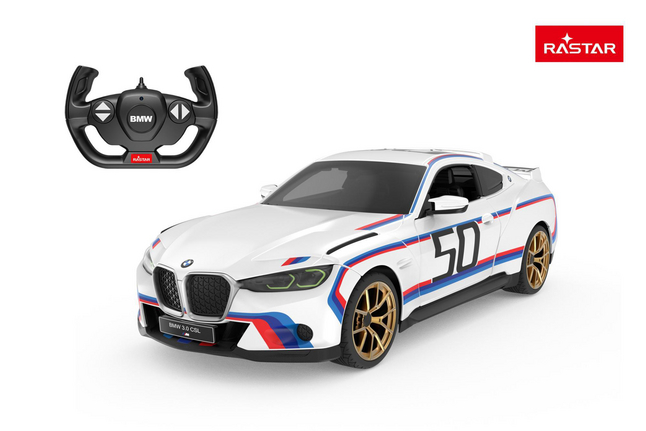 Rastar BMW 3.0 CSL 1/14 wit