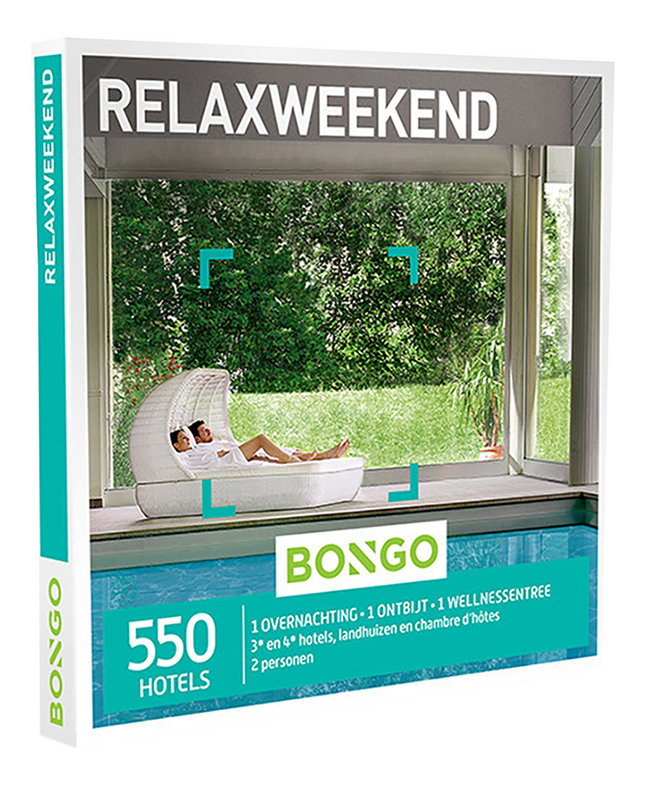 Bongo cadeaubon Relaxweekend
