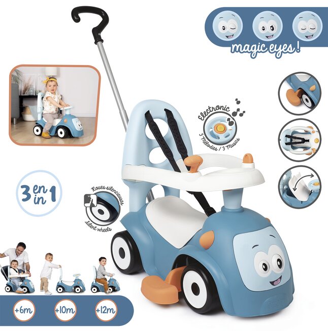 Smoby porteur pousseur Maestro bleu Commandez facilement en ligne DreamLand