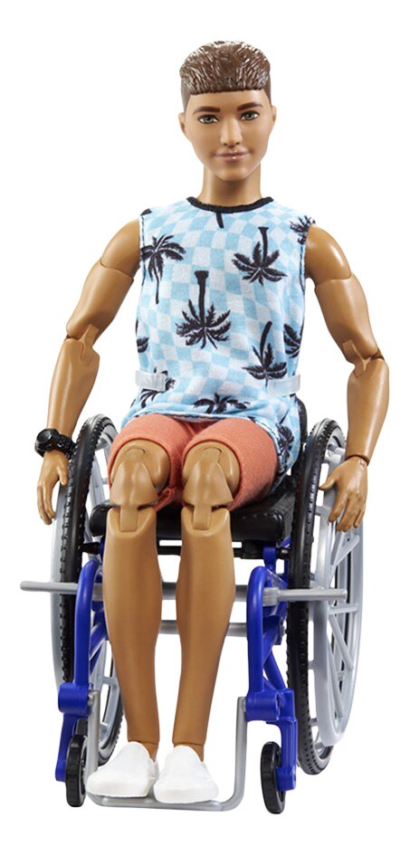 Barbie poupée mannequin Fashionistas 195 - Ken en fauteuil roulant