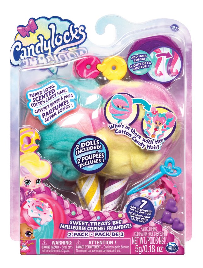 Candylocks Meilleures copines friandises Jilly Jelly & Donna Nut - 7 cm