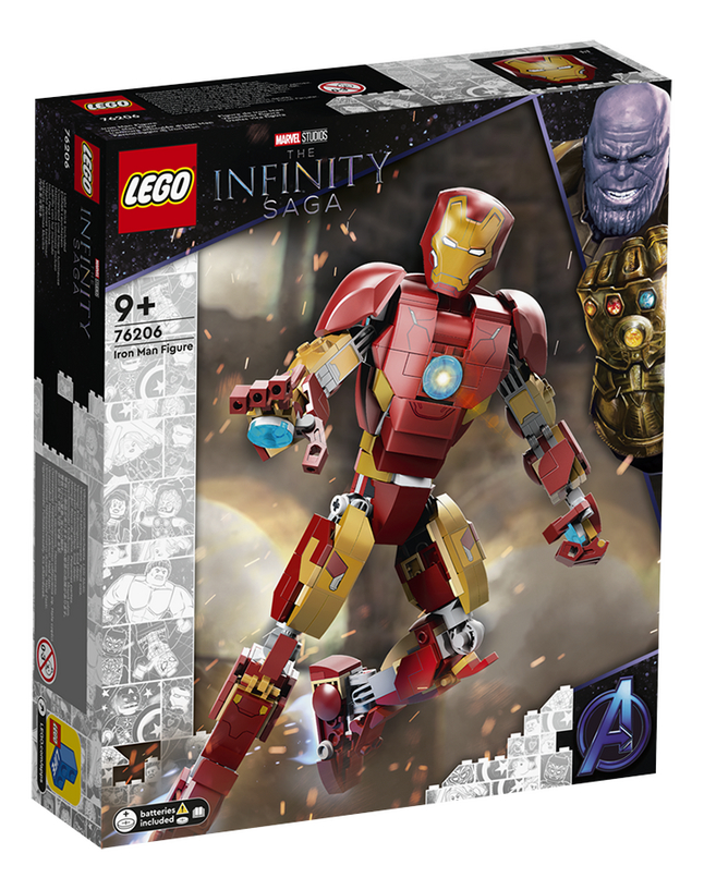 LEGO Marvel Avengers 76206 Iron Man figuur
