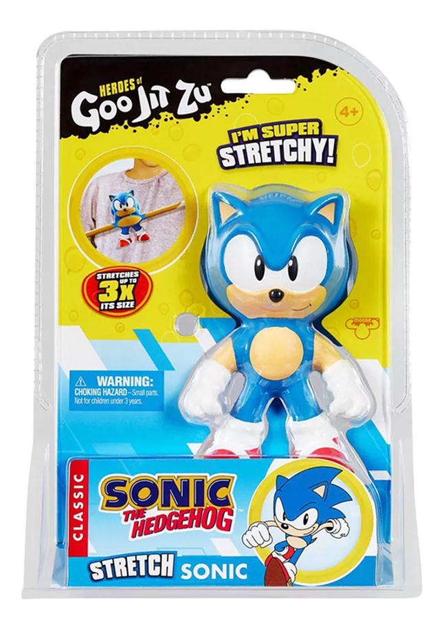 Figurine articulée Heroes of Goo Jit Zu Sonic the Hedgehog Stretch Sonic