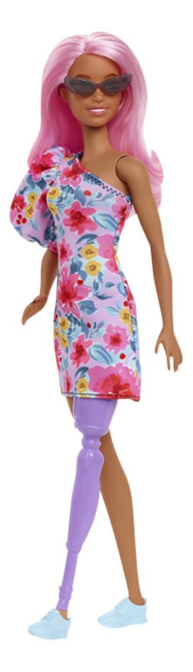 Barbie mannequinpop Fashionistas Original 189 - Floral One-Shoulder