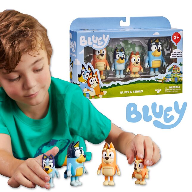 Bluey et sa famille - 4 figurines  Commandez facilement en ligne