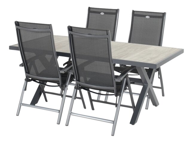 Hartman ensemble de jardin Canterbury/Sydney - 4 chaises