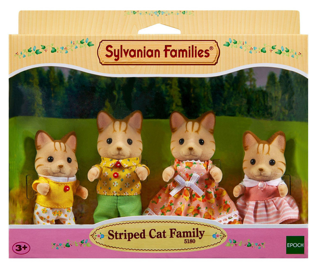 Sylvanian Families Famille Chat tigré