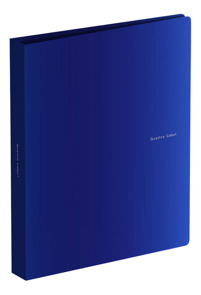 Quattro Colori ringmap A4 3,5 cm Blu Cobalto
