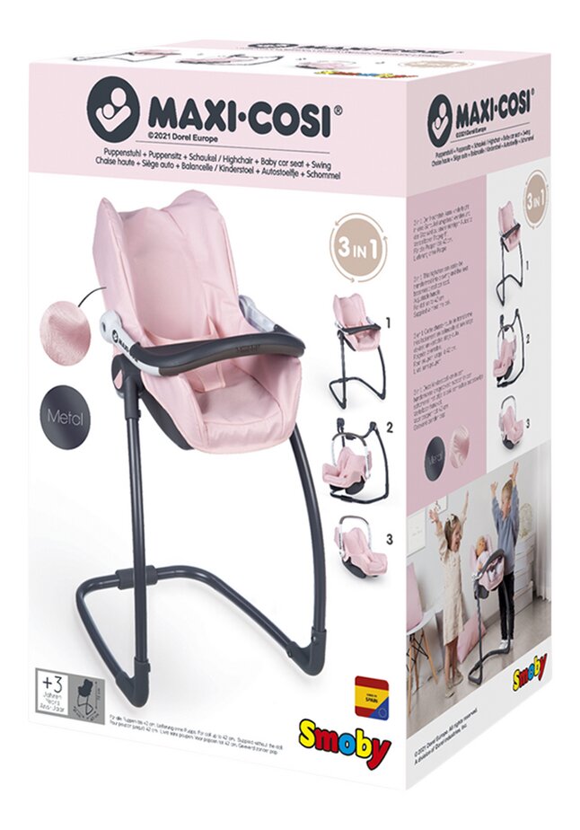 Smoby Chaise haute Baby Nurse Jumeaux - Comparer avec