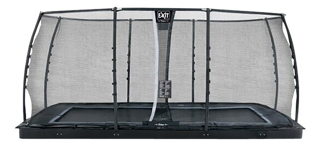 EXIT trampoline enterré avec filet de sécurité Dynamic Groundlevel L 5,19 x Lg 3,05 m
