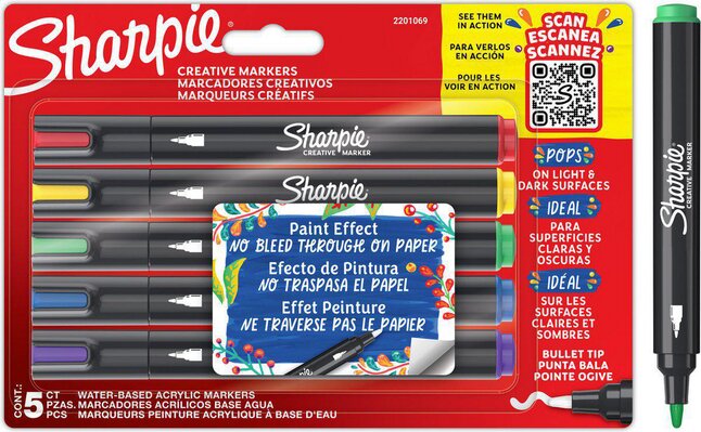 Sharpie Creative Marker 5 st ass