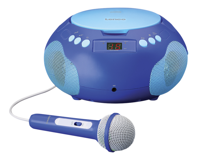 Lenco draagbare radio/cd-speler SCD-620 blauw
