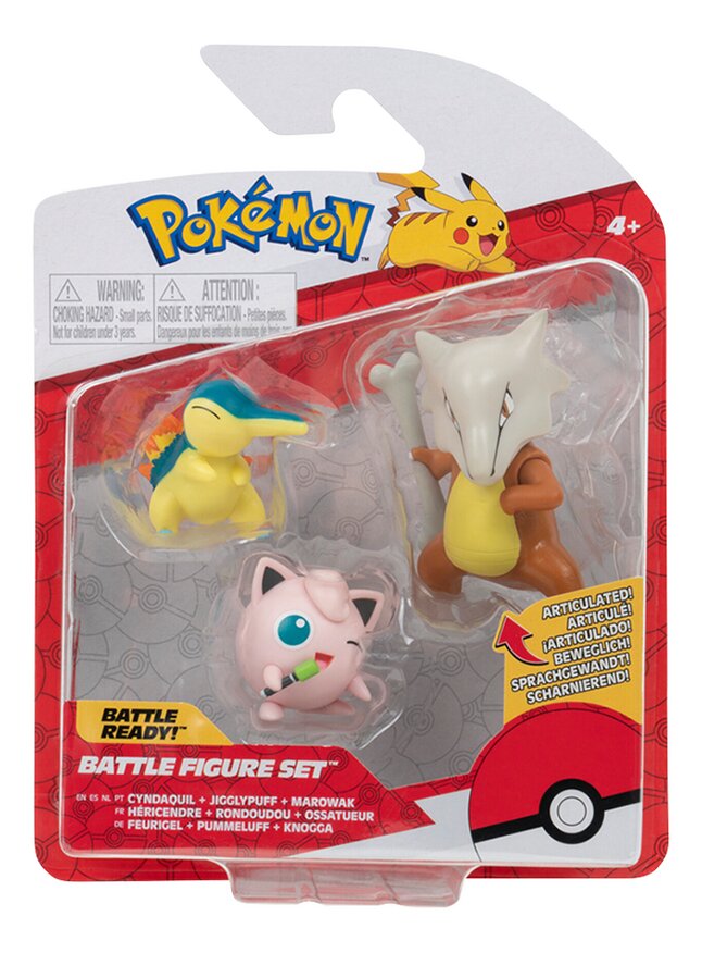 Pokémon figurine Battle Figure Wave 11 - 3 pièces Héricendre-Rondoudou-Ossatueur
