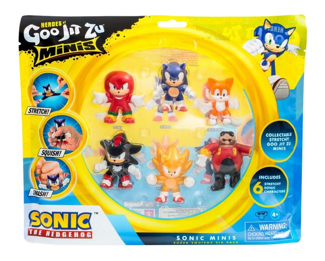 Actiefiguur Heroes of Goo Jit Zu Sonic the Hedgehog Minis