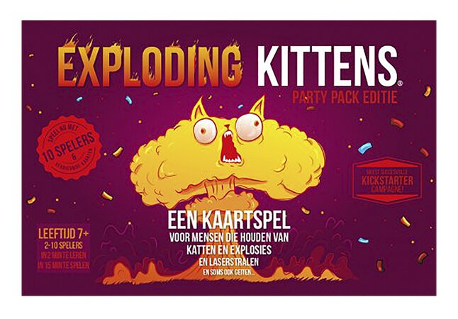 Exploding Kittens Party Pack Editie kaartspel