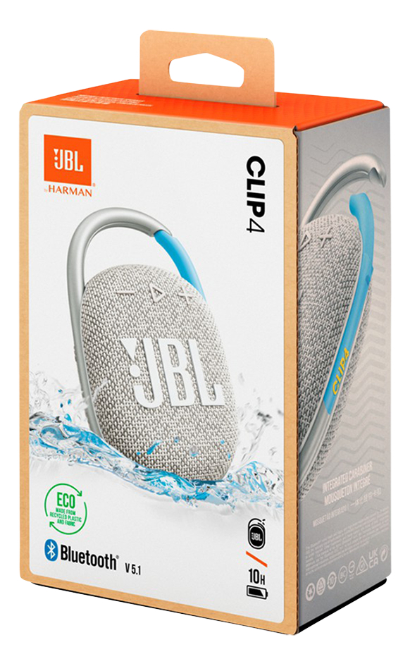 JBL haut-parleur Bluetooth Clip 4 ECO blanc