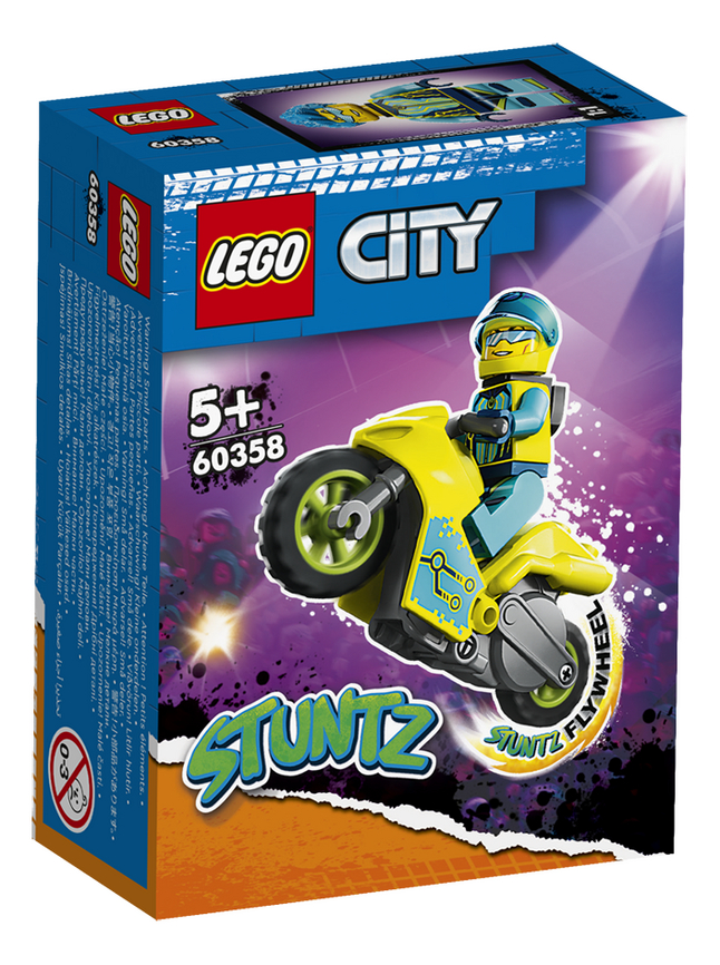 LEGO City 60358 La cyber moto de cascade