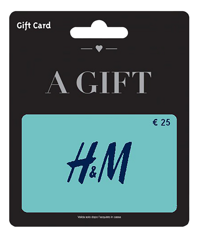 Cadeaubon H&M 25 euro